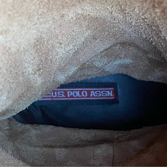 VTG US Polo Assn. Genuine Leather Riding Boots. Size 7. Pull on. Caramel Brown. - Picture 16 of 16